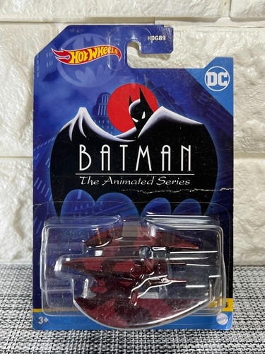 Hot Wheels DC Batman The Animated Series Batplane 5/5 rot