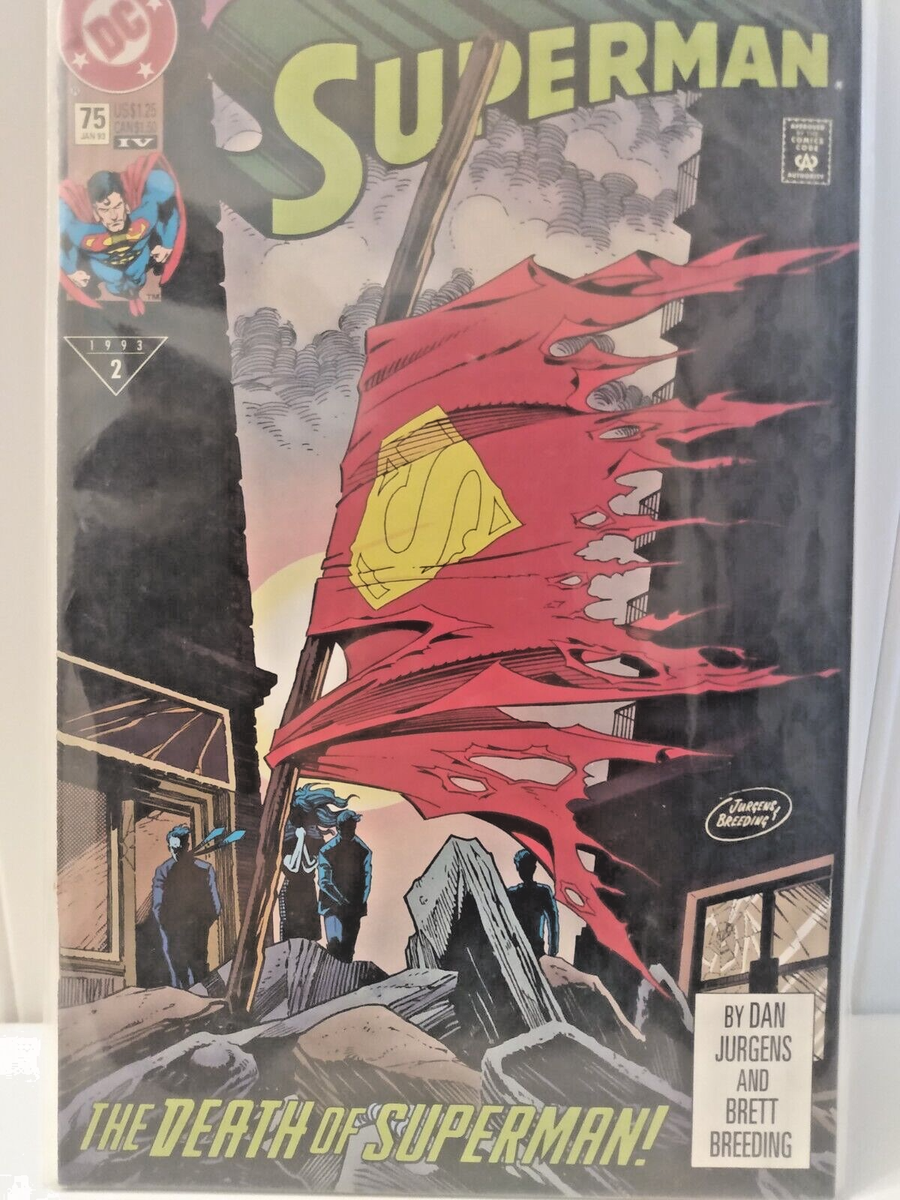 The Death of Superman (DC Comics January 1993)- Excellent