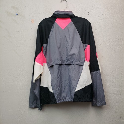 Vintage Multicolored Nike Windbreaker W/Fold Away Hood L - Picture 8 of 12