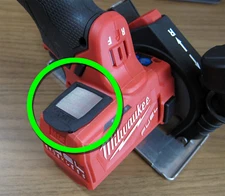 Cleanable Filter for Milwaukee M12 Fuel 3" Compact Cut Off Tool 2522-20 2522-21