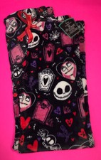 NIGHTMARE BEFORE CHRISTMAS JACK SALLY WOMENS FLEECE LOUNGE PANTS SZ Medium NWT