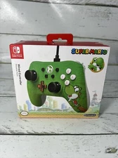 Nintendo Switch 10ft Wired Controller Super Mario Green Yoshi Edition PowerA