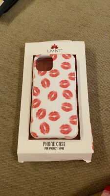 LMNT IPhone 11 Pro Case. Red Lips.