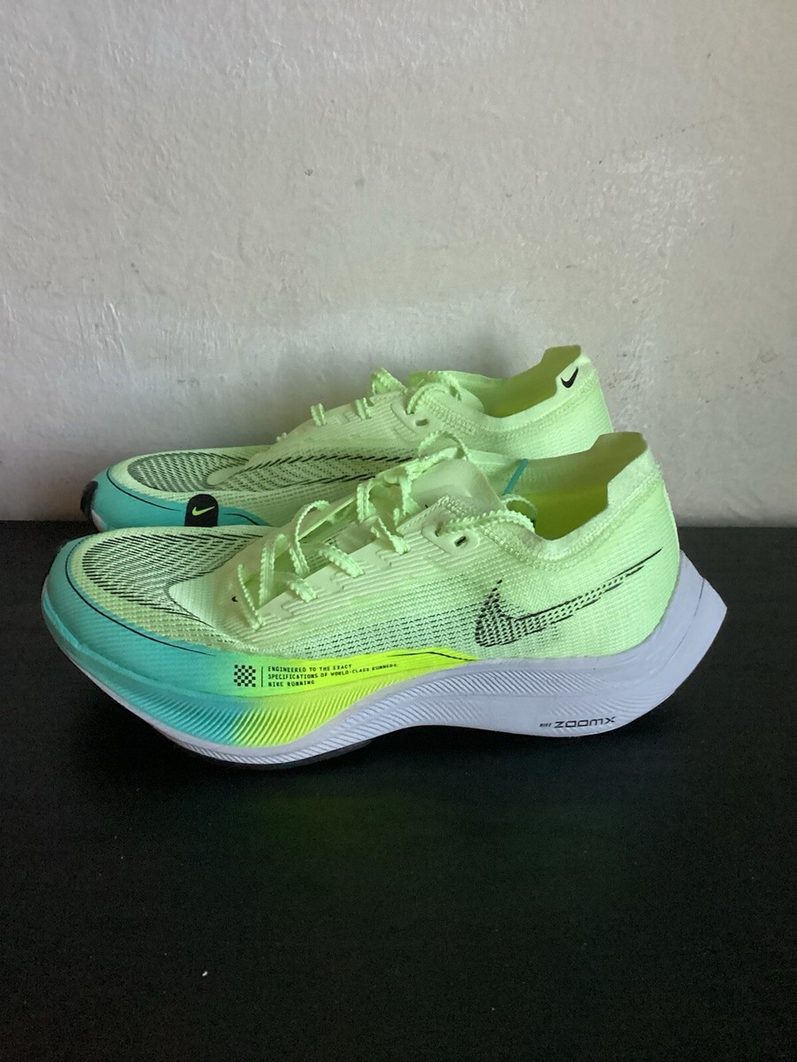 Nike ZoomX Vaporfly NEXT% 2 ( Green/White ) RUNNING SHOES SIZE 7.5
