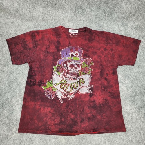 Red Burgundy 70s Music Rock Band Tee 
