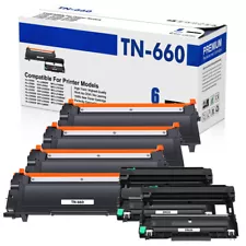 DR630 Drum TN660 Toner Cartridge Compatible With Brother MFC-L2700DW L2740DW Lot