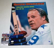 Gordie Howe signed Houston Aeros Limited Edition 16x20 photo HOF Inscription JSA