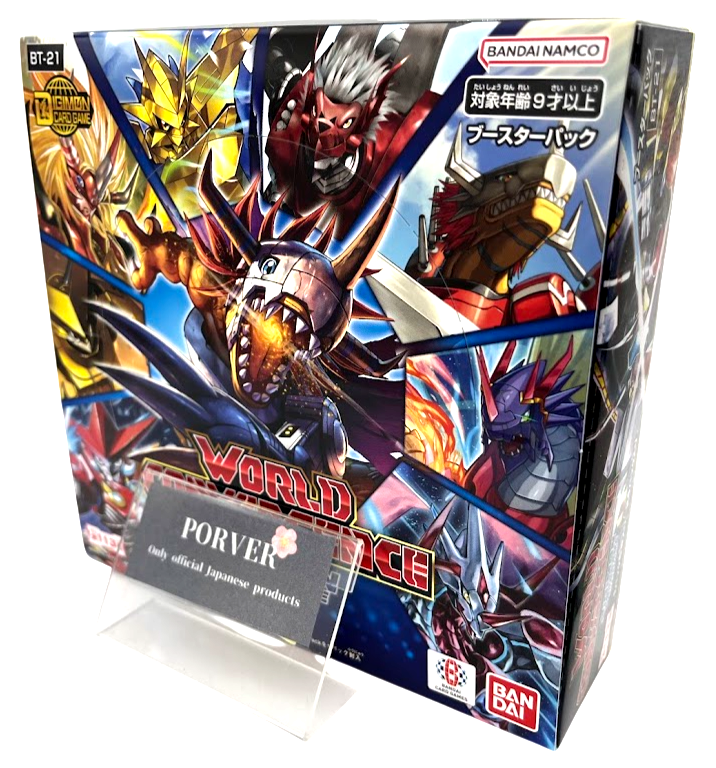Digimon Card Game WORLD CONVERGENCE BT-21 Sealed Box in Japanese NEW