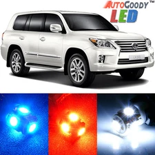 22 x Premium Xenon White LED Lights Interior Package Kit for Lexus LX570