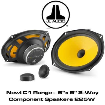 JL Audio C1-690 - C1 Range 6''x 9'' 2-Way Car Component Shelf/Door Speakers 225W