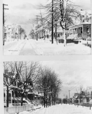 8" x 10" Photo Keyport, New Jersey--First Street in winter