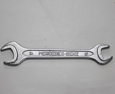 Mercedes Benz Double Open End Wrench 17mm 14mm Unior Din 895 Excellent Condition