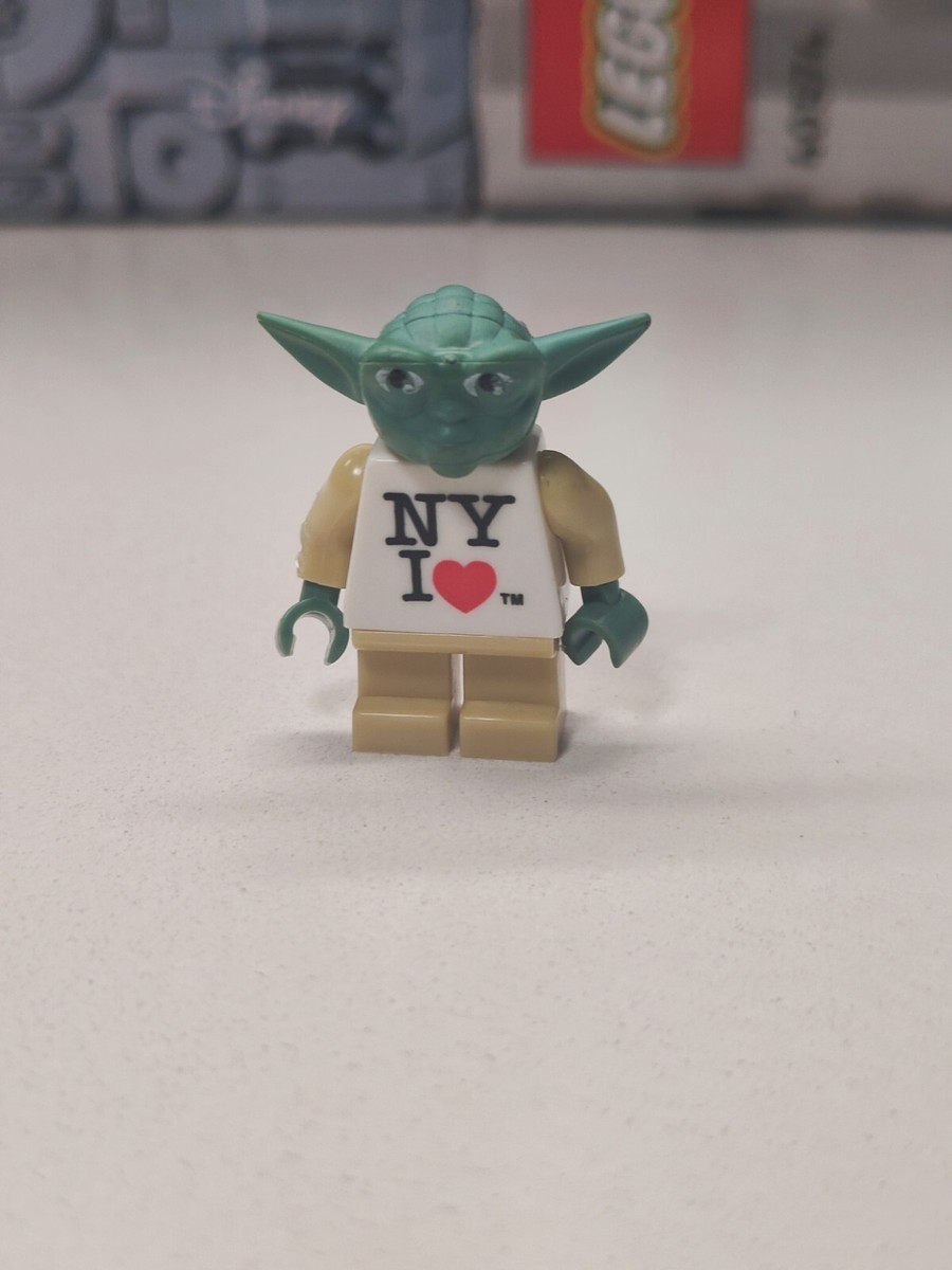 NEW Star Wars Yoda NY New York I Love Shirt Custom Lego Minifigure