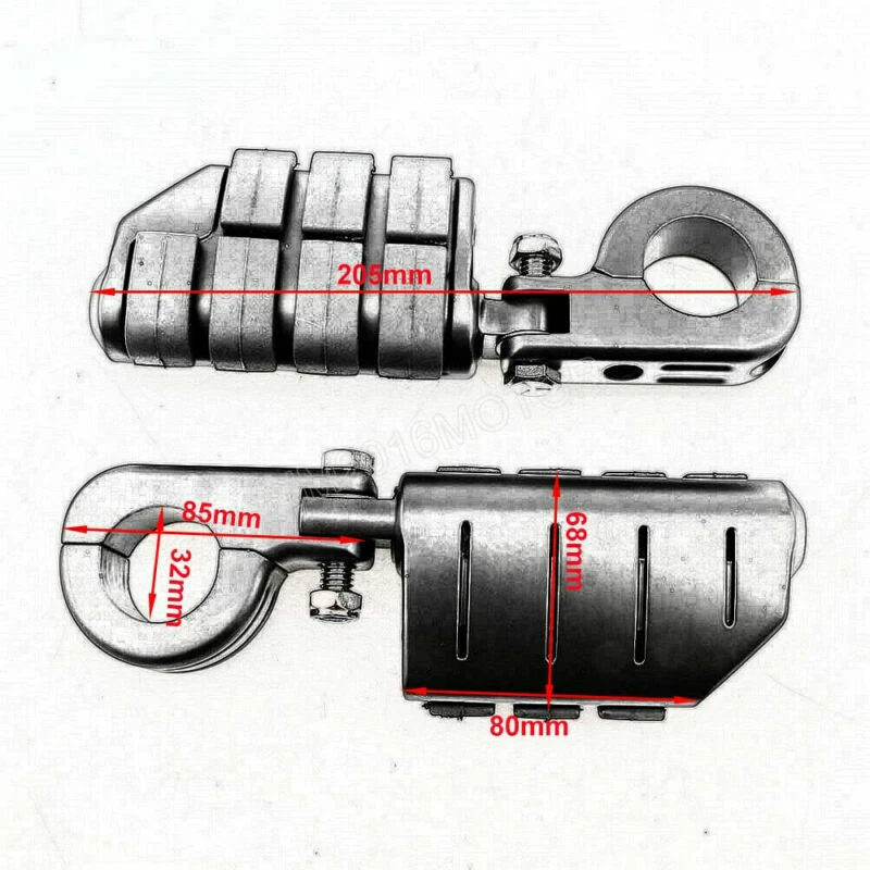 1 1/4-дюймовые зажимы для защиты двигателя для Harley Davidson Electra Glide Classic - Изображение 2 из 4