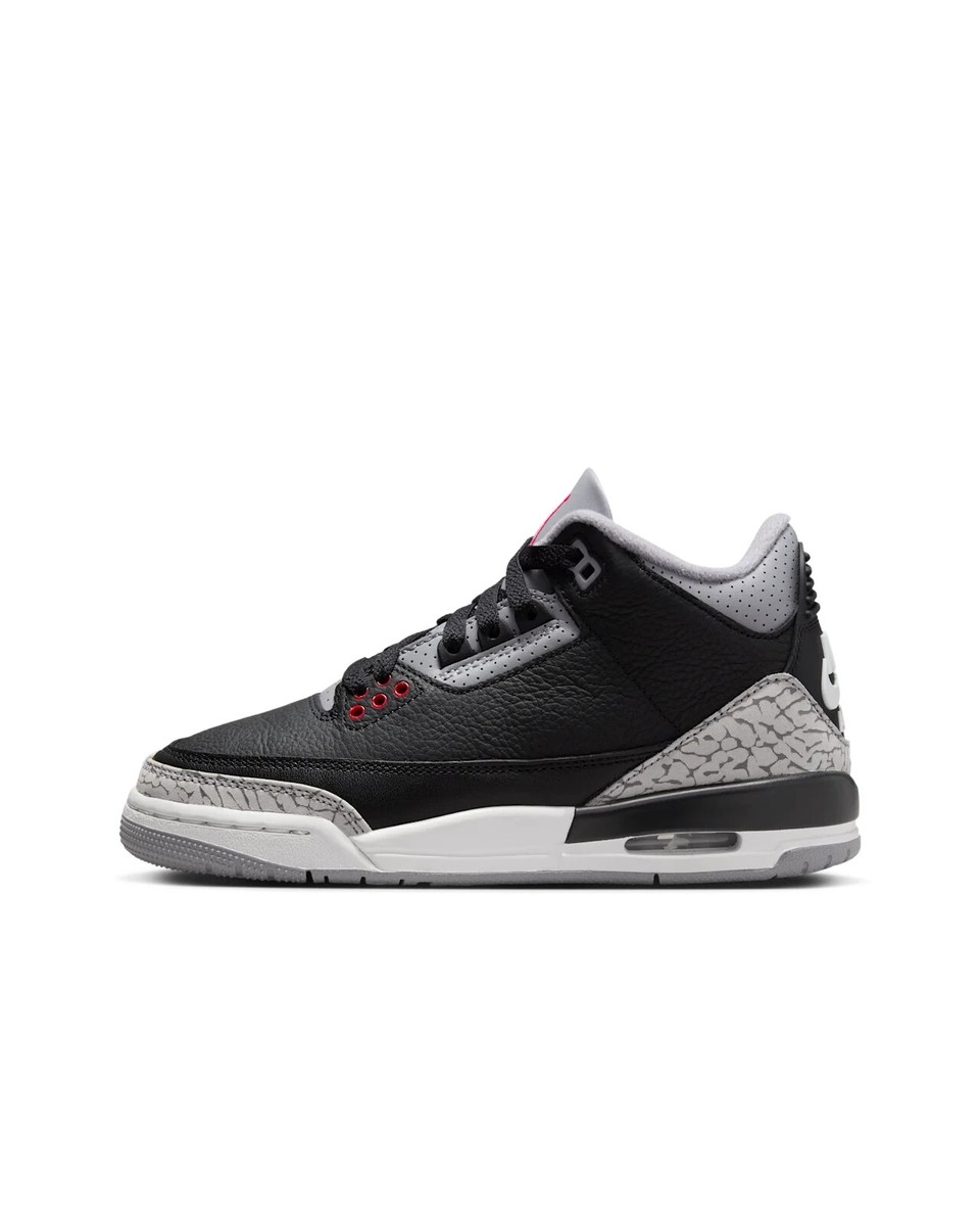 NIKE AIR JORDAN 3 Black 29cm 2024年製 Nike GS Air Jordan 3 Retro 