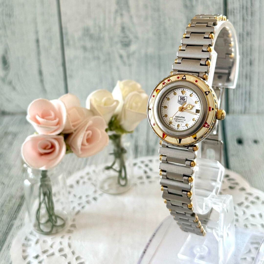 TAG HEUER Watch Executive 915.808 Rare Used From Japan Check  display picture 2