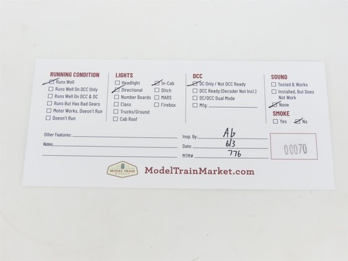 HO Scale Proto 1000 30020 NYCT New York City R17 Red Bird Subway Car #6800 - Picture 11 of 12