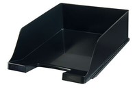 2 Hohe AblagefäCher Schwarz F. Din A4/C4 Briefablage Klassik Xxl 1047 Han
