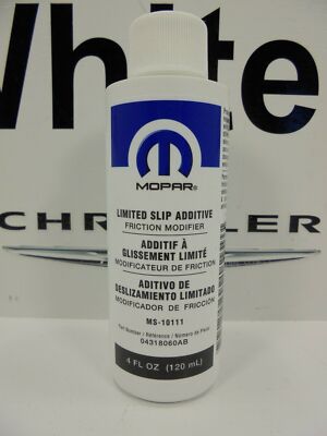 Jeep Dodge Ram Limited Slip Additive Friction Modifier Lubricant Differential OE