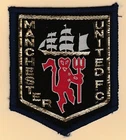 Original Vintage 1970s Football Sew On Patch Manchester Utd Cloth Badge Unused