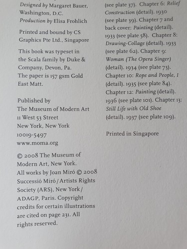 Joan Miró: Painting and Anti-Painting 1927-1937 Museum of Modern Art NY HB VGC - Picture 6 of 12