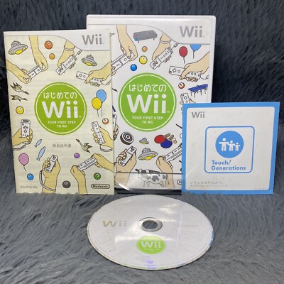 Hajimete no Wii Nintendo Wii Japan Import Japanese Version US