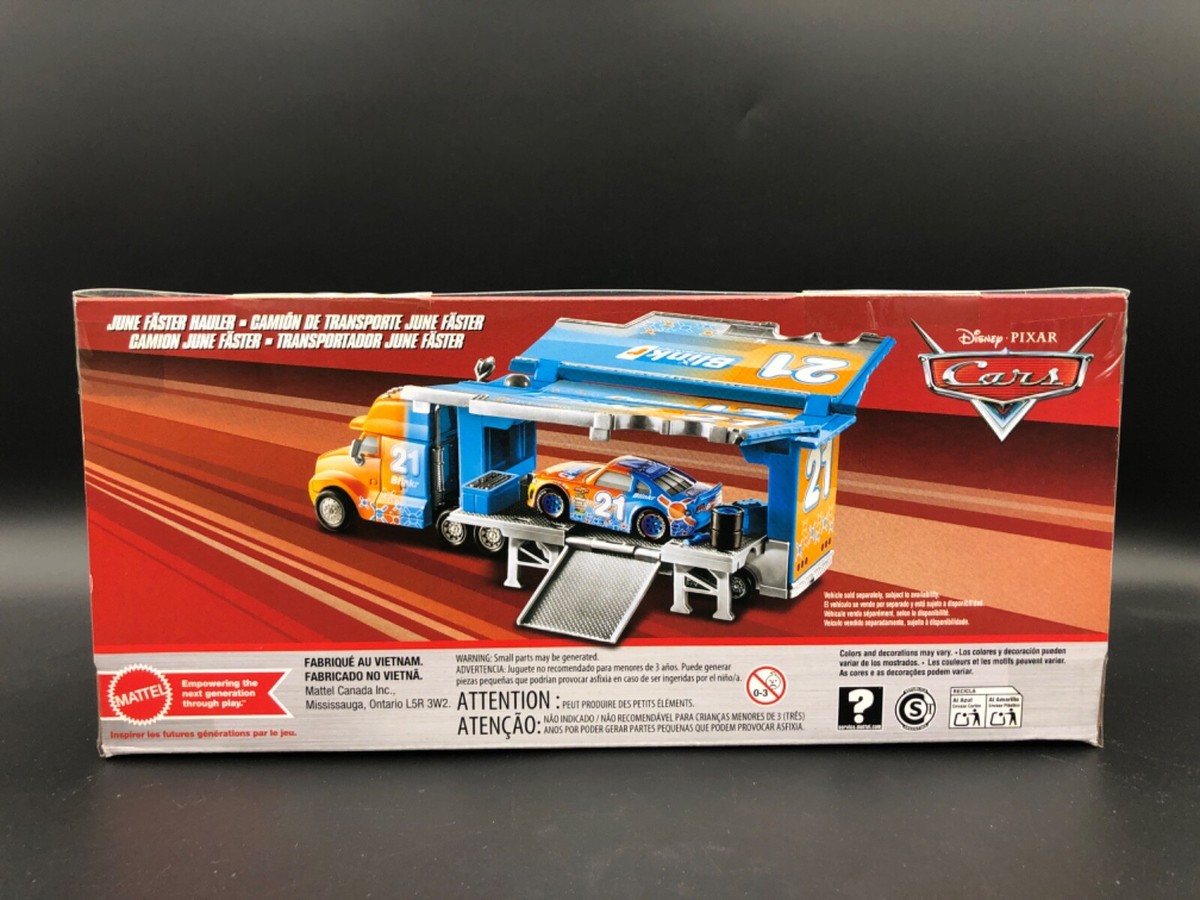 Disney Pixar Cars June Faster Hauler Semi Blinkr Piston Cup 2023