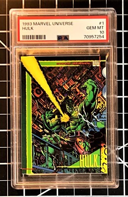 ⭐️PSA10 UNCONTROLLABLE ハルク SP I AM HULK 1993 Marvel Universe - #1 Hulk - PSA 10 GEM MINT | eBay