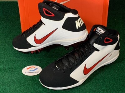 New Mens Nike Zoom Hyperfuse Hyperfly NFL PE Mid TD Football Cleats Black Red 15