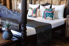 Charcoal Gray Silk Blend Duvet Cover