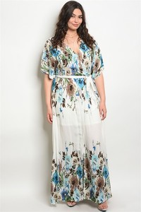 white floral wrap maxi dress