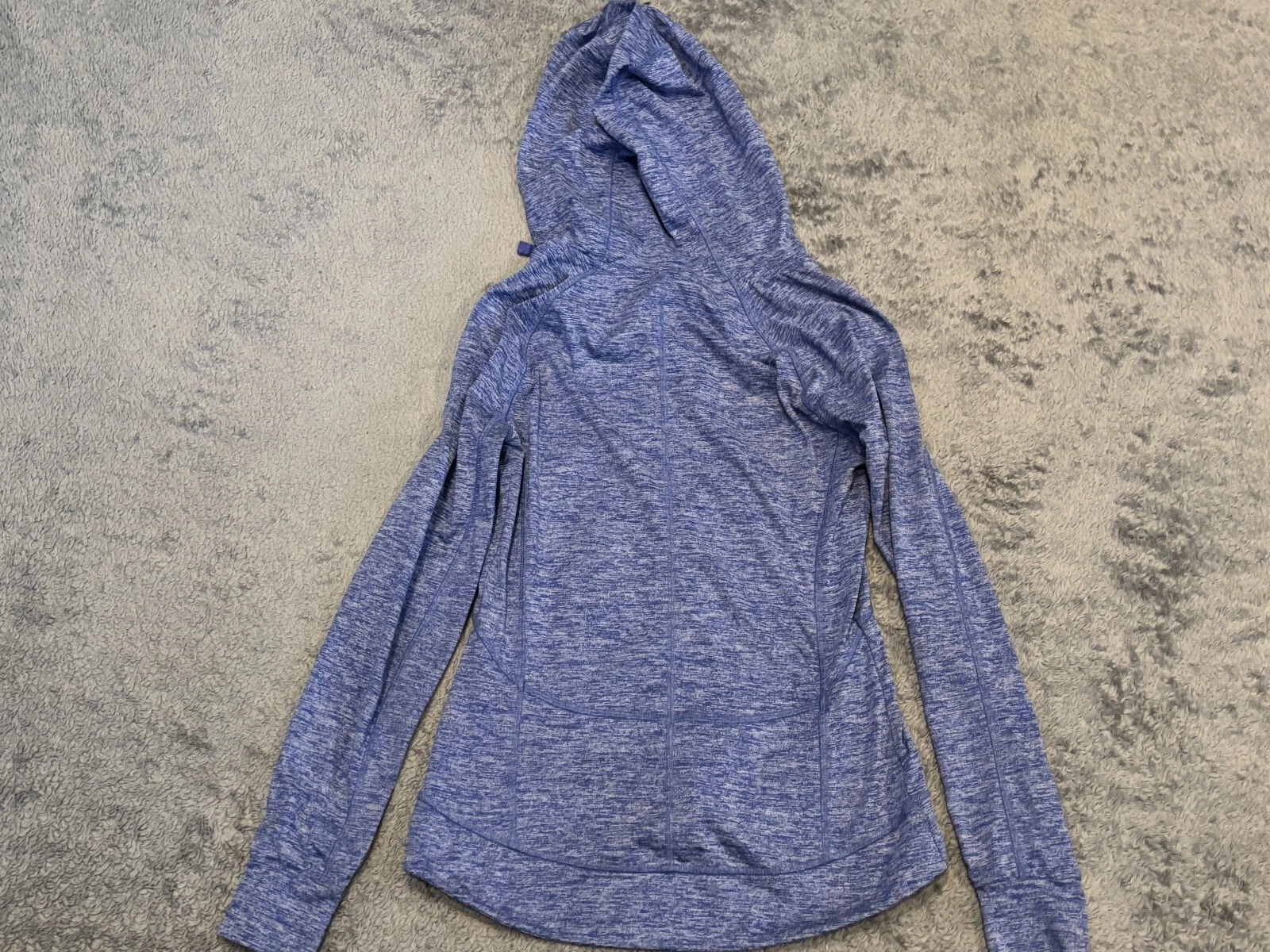 VETEMENTS Felpa Champion Duo Dry con cappuccio giacca donna XS full zip blu outdoor