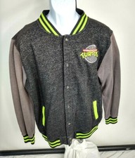 Nickelodeon Teenage Mutant Ninja 2015 Varsity Sz Lg Youth Men Light Jacket 413