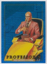 2024 Upper Deck SkyBox Marvel Masterpieces 92 Platinum Blue Traxx PROFESSOR X 66