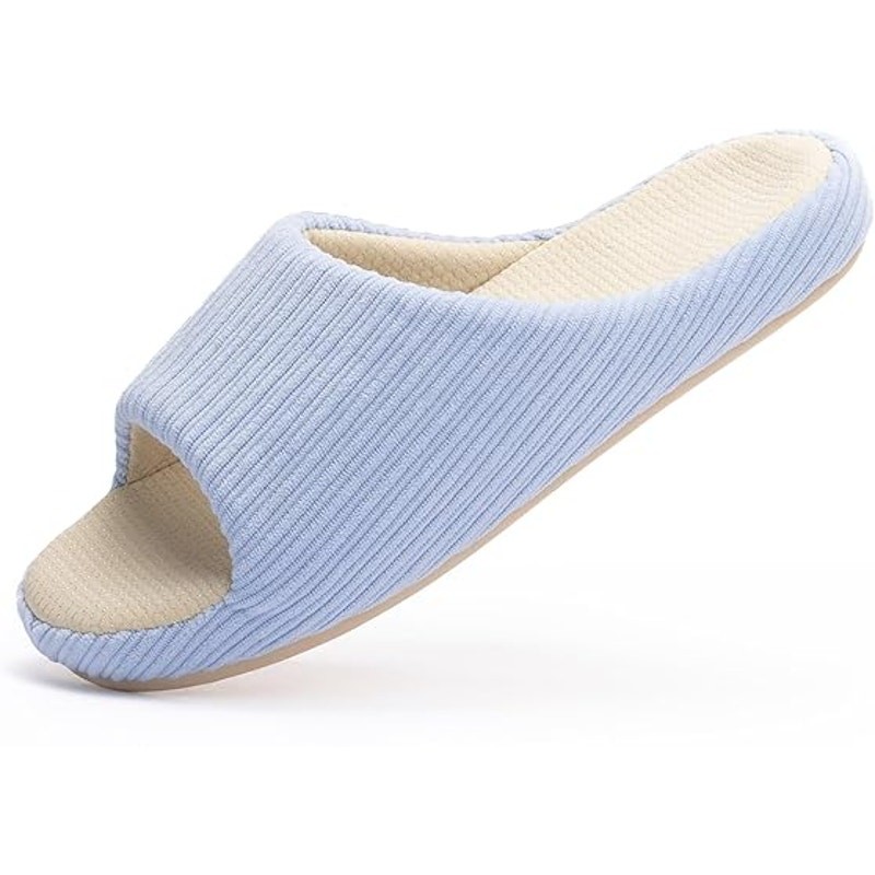 SAOLA Nuove ciabatte Chantomoo donna 9 10 blu chiaro memory foam suola gomma slide on