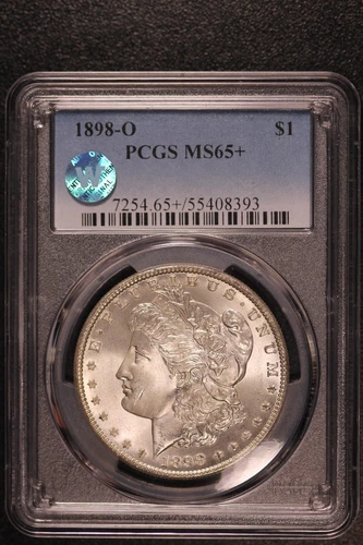 1898 O MORGAN SILVER DOLLAR | PCGS MS 65+ | FROM A BOSTON COLLECTION | LOT J-34