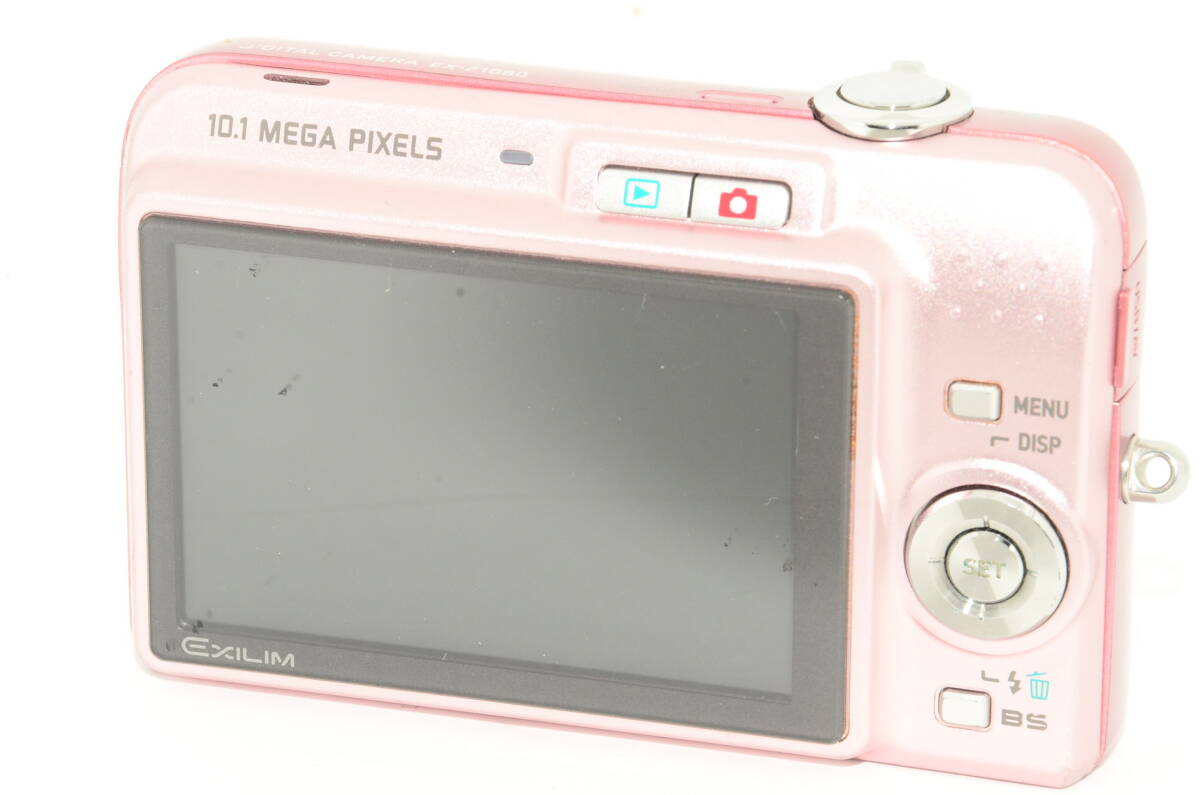 CASIO EXILIM EX-Z1080 Pink Digital Camera Pink English Language