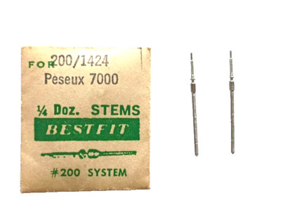 Peseux 7000 7001 Winding Stem TAP 10 21.00MM watch part #200/1424 (2-Pack)