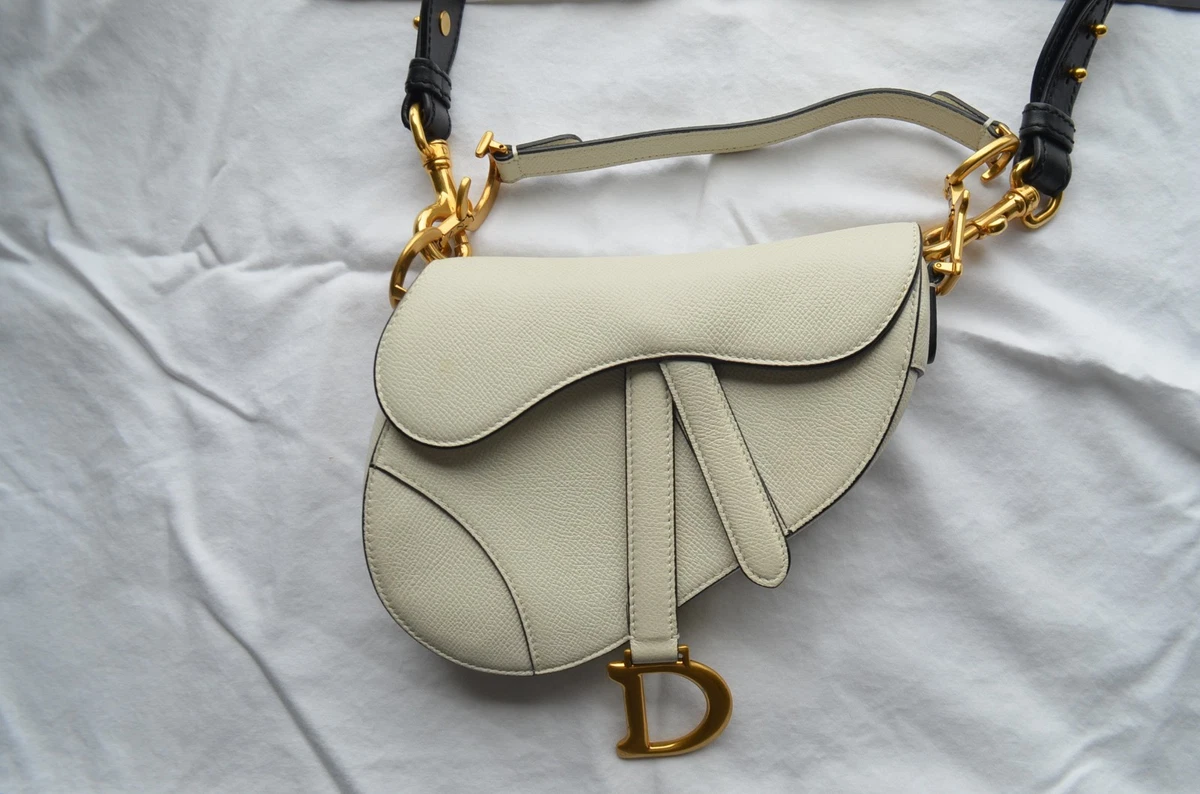 Dior White Leather Exterior Bags & Handbags for Women for sale | eBay