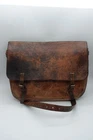 Swiss Army Military Leather Satchel Packsaddle Saddle Bag Toggle Straps 1938 WW2