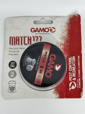 Gamo Match 177 .177 Cal Wadcutter Pellets 7.6 Gr 500 Count MPN 6320034BL54