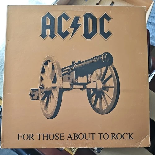 AC/DC For Those About To Rock We Salute You Vintage Rock Vinyl LP 1981 SD 11111