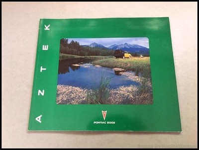 2002 Pontiac Aztek 30-page Original Car Dealer Sales Brochure