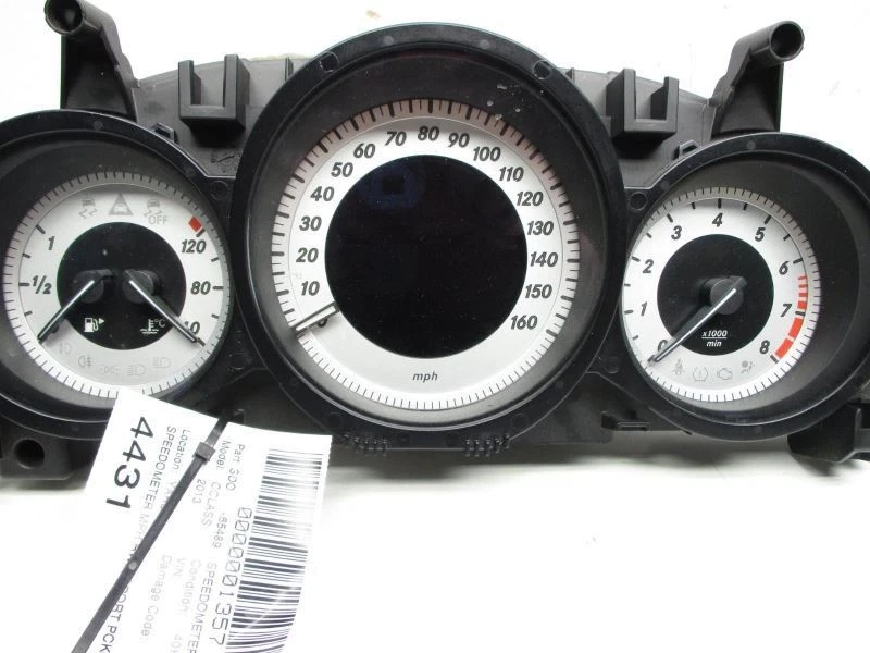 SPEEDOMETER MPH RWD SPORT PCKG 40K FITS 13 MERCEDES BENZ C-CLASS C220 23471 - Image 4 of 4