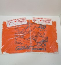 VINTAGE Sealed Mafco USA Comical Bowlers Crying Towel CHOOSE COLOR Free Shipping
