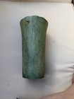 8" VTG Fronzwood Plastic Green Flower Vases scalloped rim Melmac RETRO — photo 6