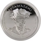 2021 Native American Jamul Potawatomi Wisconsin Badger 1 oz Silver