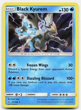Cosmic Eclipse Black Kyurem NM Holo Rare Pokemon Tcg Card