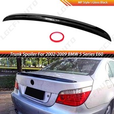 Painted Gloss Black For 04-10 Bmw 5-series E60 M5 Style Rear Trunk Spoiler Wing