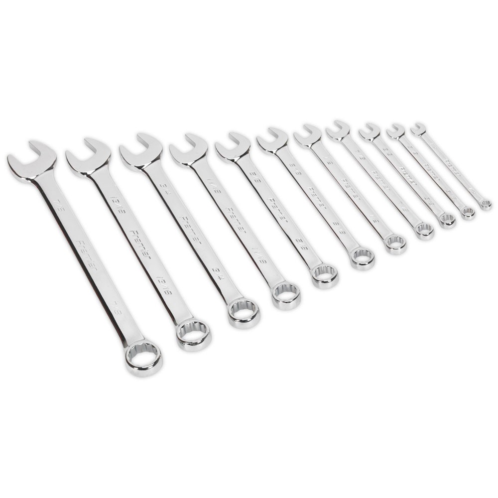 Sealey Combination Spanner Set 11pc Imperial